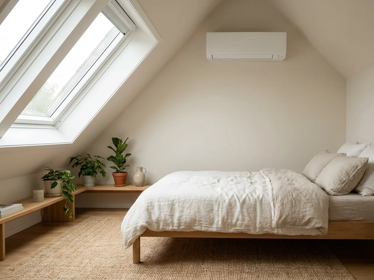 Airco voor de slaapkamer: vermogen, geluid en plaatsing