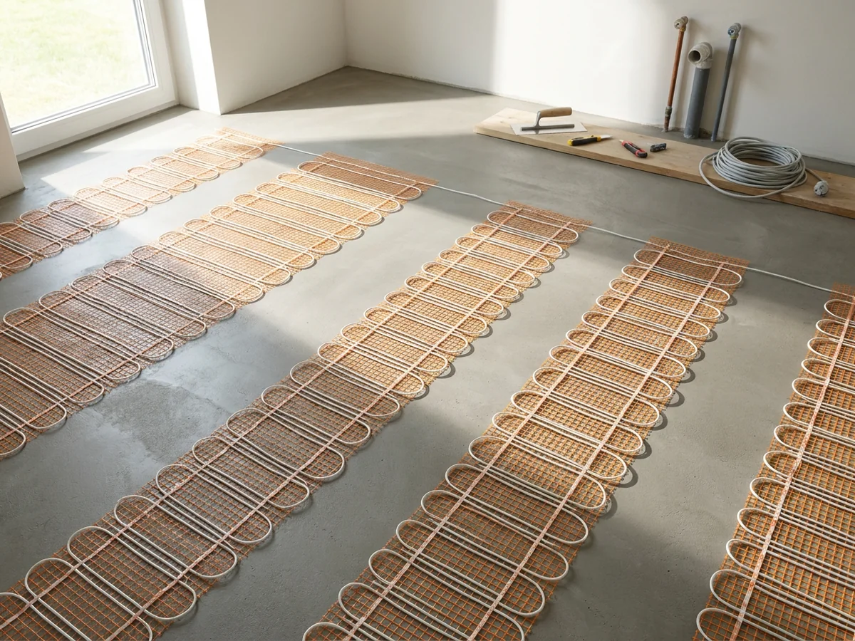 Elektrische vloerverwarming: comfort in badkamer en kleine ruimtes