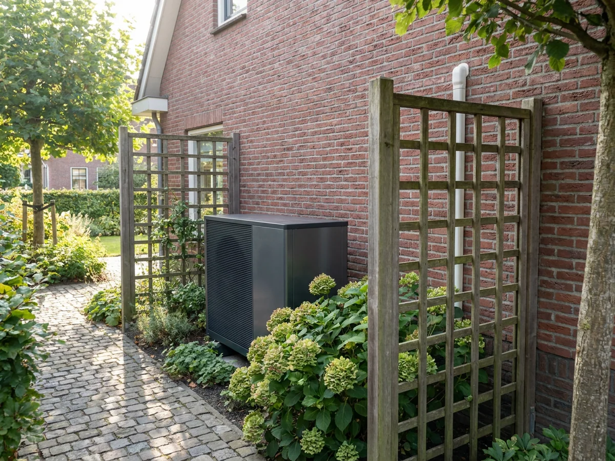 Geluid van een warmtepomp: hoeveel dB en hoe hou je het stil