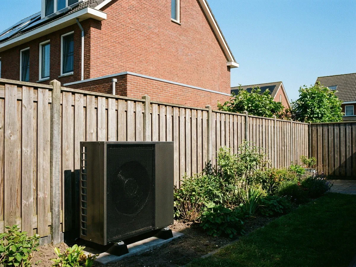 Geluidsnormen warmtepomp: de 40 dB-regel bij de erfgrens uitgelegd