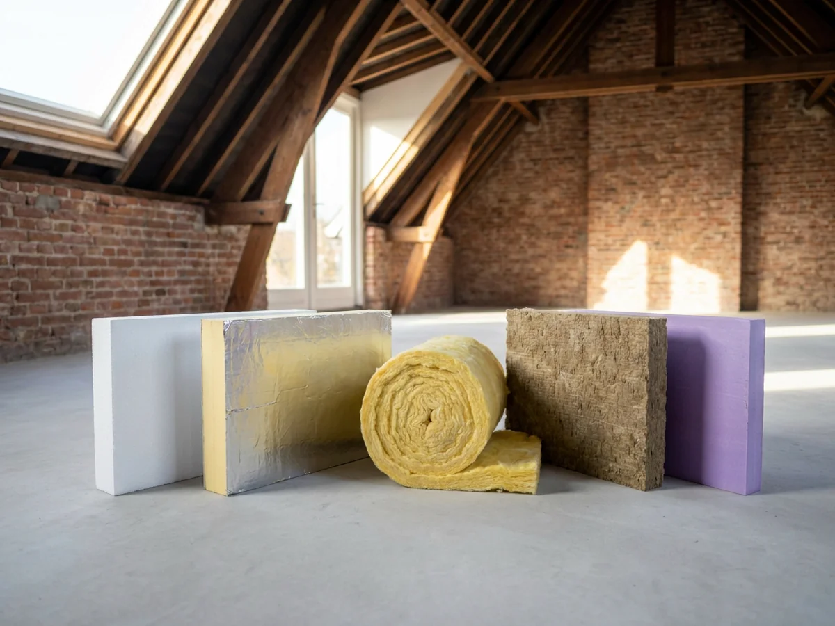 Isolatiematerialen vergelijken: EPS, PIR, steenwol, glaswol en PUR