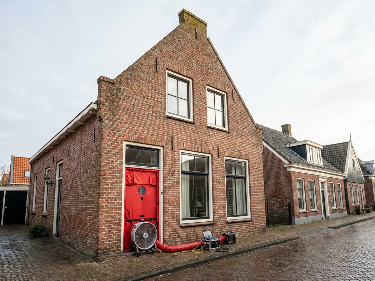 Luchtdicht bouwen en de blowerdoortest