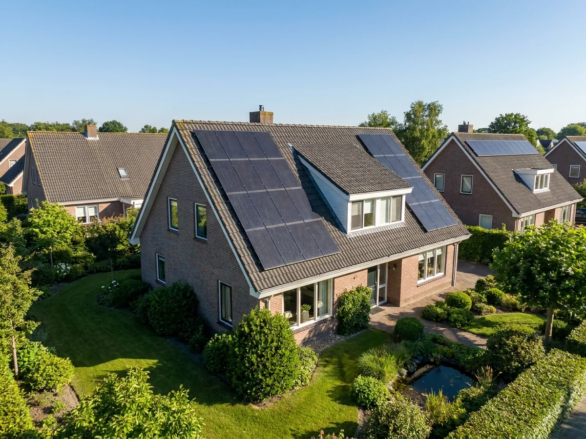 Oost-west-opstelling van zonnepanelen: opbrengst, voordelen en wanneer het beter is