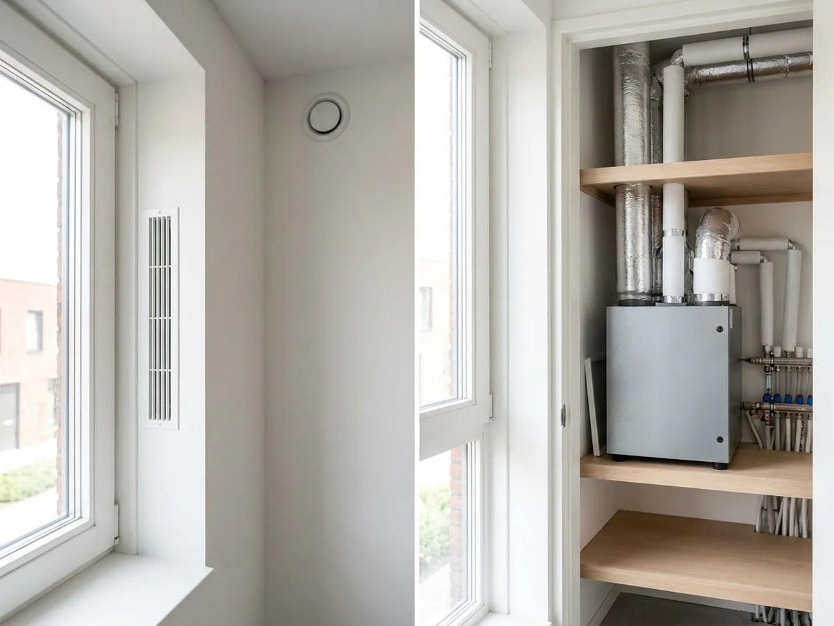 Ventilatiesysteem C of D kiezen: mechanische afzuiging of balansventilatie met WTW