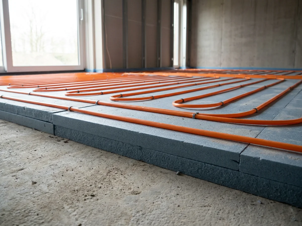 Vloerverwarming en vloerisolatie combineren