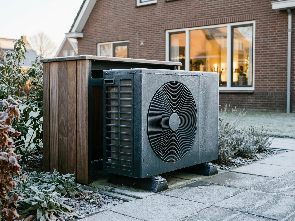 Warmtepomp in de winter: blijft het comfortabel bij vorst?