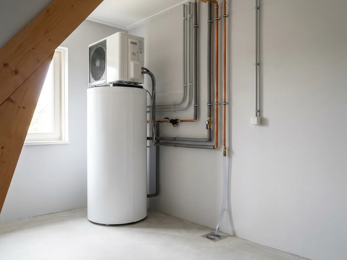 Warmtepompboiler zelf plaatsen: stappen, aansluitingen en valkuilen