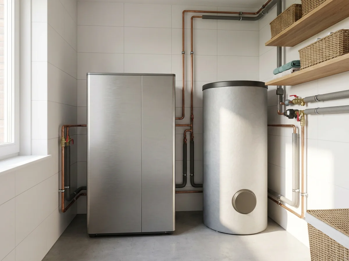 Warm water uit de woning-warmtepomp of een aparte boiler?